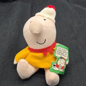 Vintage Ziggy Christmas Plush Doll Applause Knickerbocker 1981 Stuffed Toy